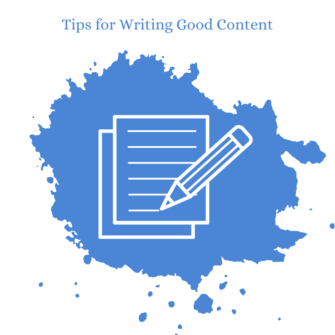 Tips for Writing Good Content